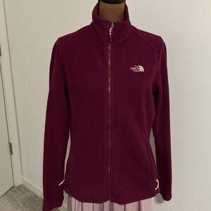 The North Face Women's Maroon Fleece Jacket